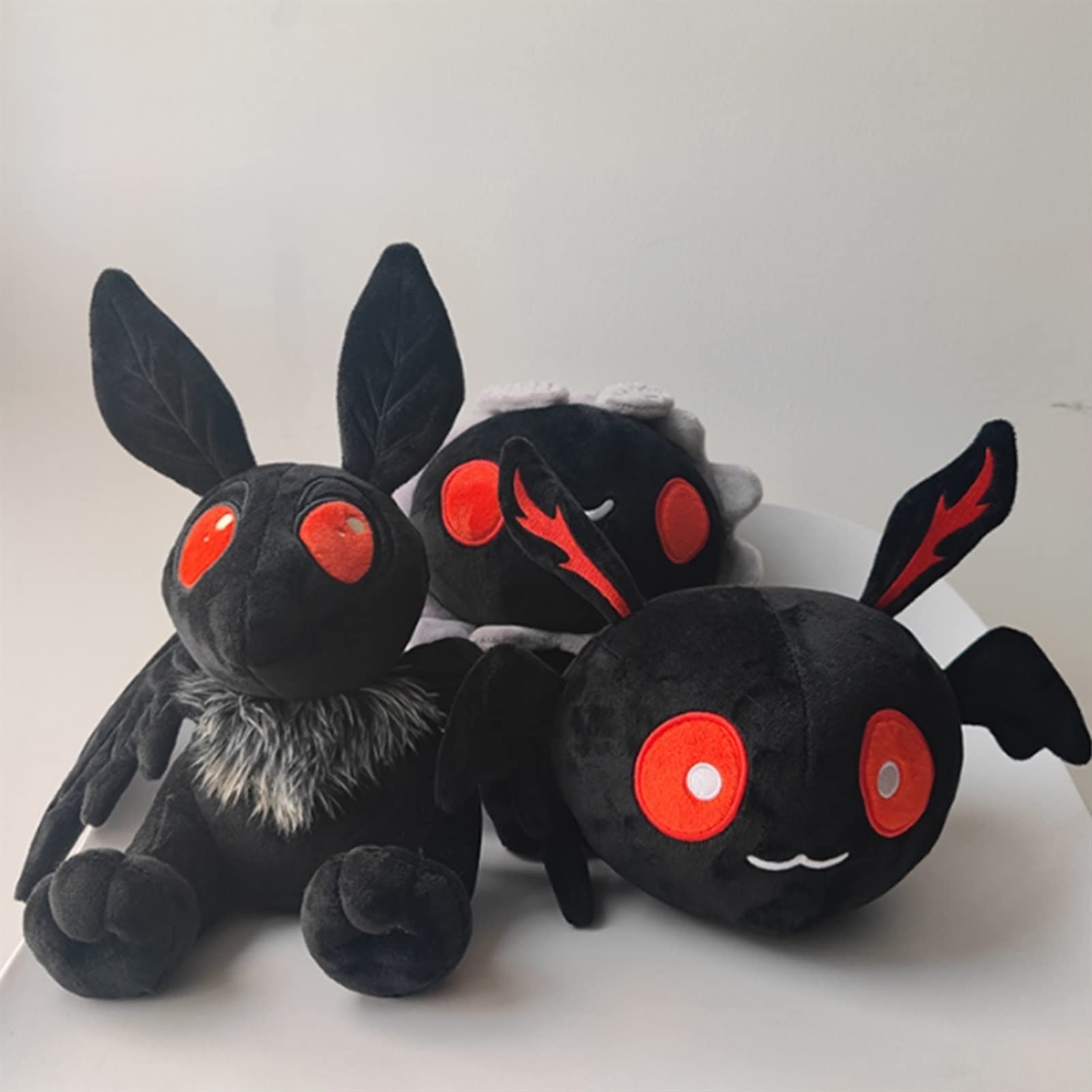 Amazon.co.jp: モスマンぬいぐるみ、モスマンぬいぐるみ赤い目、ホラー